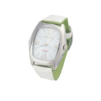 Chronotech Men&#39;s Green Leather Watch - One Size