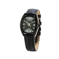 Chronotech Women's Black Leather Watch - One Size