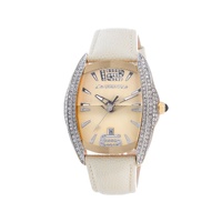 Chronotech Women's Beige Leather Watch - One Size
