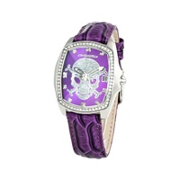 Chronotech Women's Purple Leather Watch - One Size
