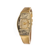 Chronotech Women's Gold Leather Watch - One Size