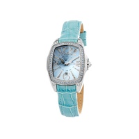 Chronotech Women's Blue Leather Watch - One Size