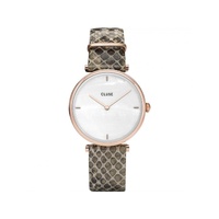 Cluse Women&#39;s Beige Leather Watch - One Size