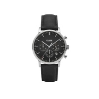 Cluse Women&#39;s Black Leather Watch - One Size