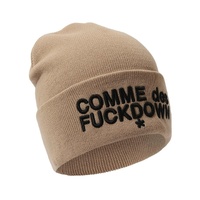Comme Des Fuckdown Men's Brown Acrylic Hats &amp; Cap - One Size