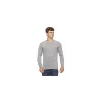 Crew Neck Solid Color Sweater L Men