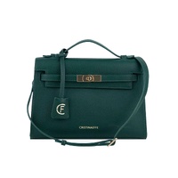 CRISTINAEFFE Women's Green Artificial Leather Crossbody Bag - One Size