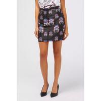 Button Closure Oriental Fantasy Skirt with Pockets W42 US Women
