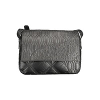 Desigual Women's Chic Contrast Detail Black Shoulder Bag - One Size