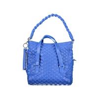 Desigual Women's Chic Blue Contrasting Detail Handbag - One Size