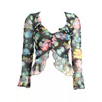 Desigual Women's Black Polyester Tops &amp; T-Shirt - M
