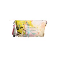 Desigual Women's Chic White Contrasting Detail Shoulder Bag - One Size