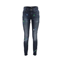 Desigual Women's Blue Cotton Jeans &amp; Pant - 36 IT