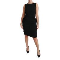 Gorgeous Authentic Dolce &amp; Gabbana Sheath Dress with Logo Details 48 IT Women
