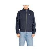 EA7 Emporio Armani Men's Blue Polyamide Jacket - 46 IT