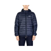 EA7 Emporio Armani Men's Blue Polyamide Jacket - 46 IT
