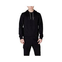 EA7 Emporio Armani Men's Black Cotton Sweater - 48 IT