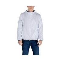 EA7 Emporio Armani Men's White Polyester Jacket - 48 IT