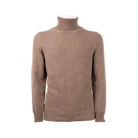 Emilio Romanelli Men's Brown Cashmere Sweater - L
