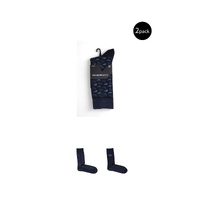 Emporio Armani Underwear Men's Blue Cotton Sock - One Size