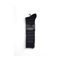 Emporio Armani Underwear Men's Black Cotton Sock - One Size