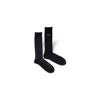 Emporio Armani Underwear Men's Black Cotton Sock - One Size