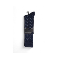Emporio Armani Underwear Men's Blue Cotton Sock - One Size
