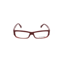 Ermenegildo Zegna Unisex's Red Plastic Frames - One Size