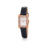 Folli Follie Women's Black Leather Watch - One Size