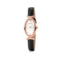 Folli Follie Women's Black Leather Watch - One Size