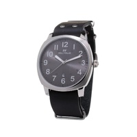 Folli Follie Men's Black Leather Watch - One Size