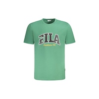 Fila Men's Green Cotton  T-Shirt - L
