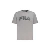 Fila Men's Gray Cotton  T-Shirt - S