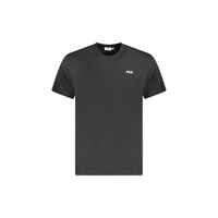 Fila Men's Black Cotton  T-Shirt - L