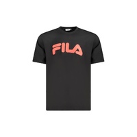 Fila Men's Black Cotton T-Shirt - M
