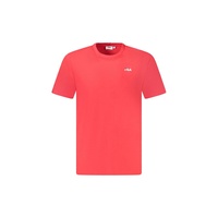 Fila Men's Red Cotton T-Shirt - 2XL