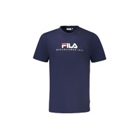 Fila Men's Blue Cotton T-Shirt - S