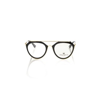 Frankie Morello Women&#39;s Aviator-Style Chic Eyeglasses with Gold Accents - One Size