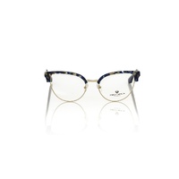Frankie Morello Women&#39;s Blue Mother Of Pearl Clubmaster Eyeglasses - One Size