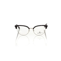 Frankie Morello Women's Glittering Bordeaux Clubmaster Eyeglasses - One Size