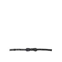 Dolce &amp; Gabbana Men's Dark Gray Silk Adjustable Neck  Papillon Bow Tie - One Size
