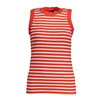 Gant Women's Elegant Wide Shoulder Tank Top in Red - XS