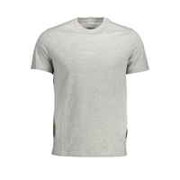 Guess Jeans Men's Chic Gray Slim Fit Organic Cotton Tee - 2XL