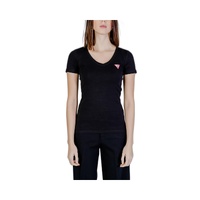 Guess Women&#39;s Black Cotton Tops &amp; T-Shirt - 40 IT
