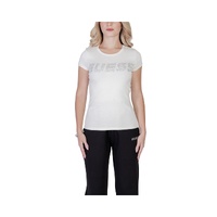 Guess Active Women's Cream Cotton Tops &amp; T-Shirt - 44 IT