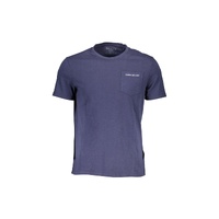Guess Jeans Men's Blue Cotton T-Shirt - M