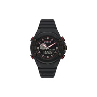 Guess Men's Black Resin Watch - One Size