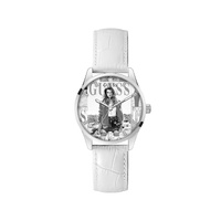 Guess Women's White Leather Watch - One Size