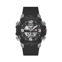 Guess Men's Black Silicone Watch - One Size