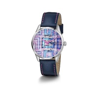 Guess Women's Blue Leather Watch - One Size